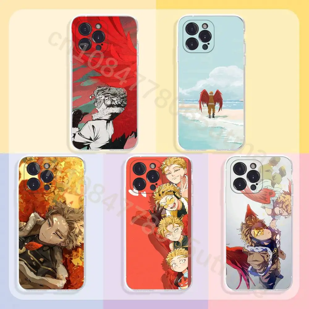 MHA NO.2 Hawks Phone Cases For iPhone17,16,15,14,13,12,11,Pro,Max,Plus Luxury Camera Protection Plastic