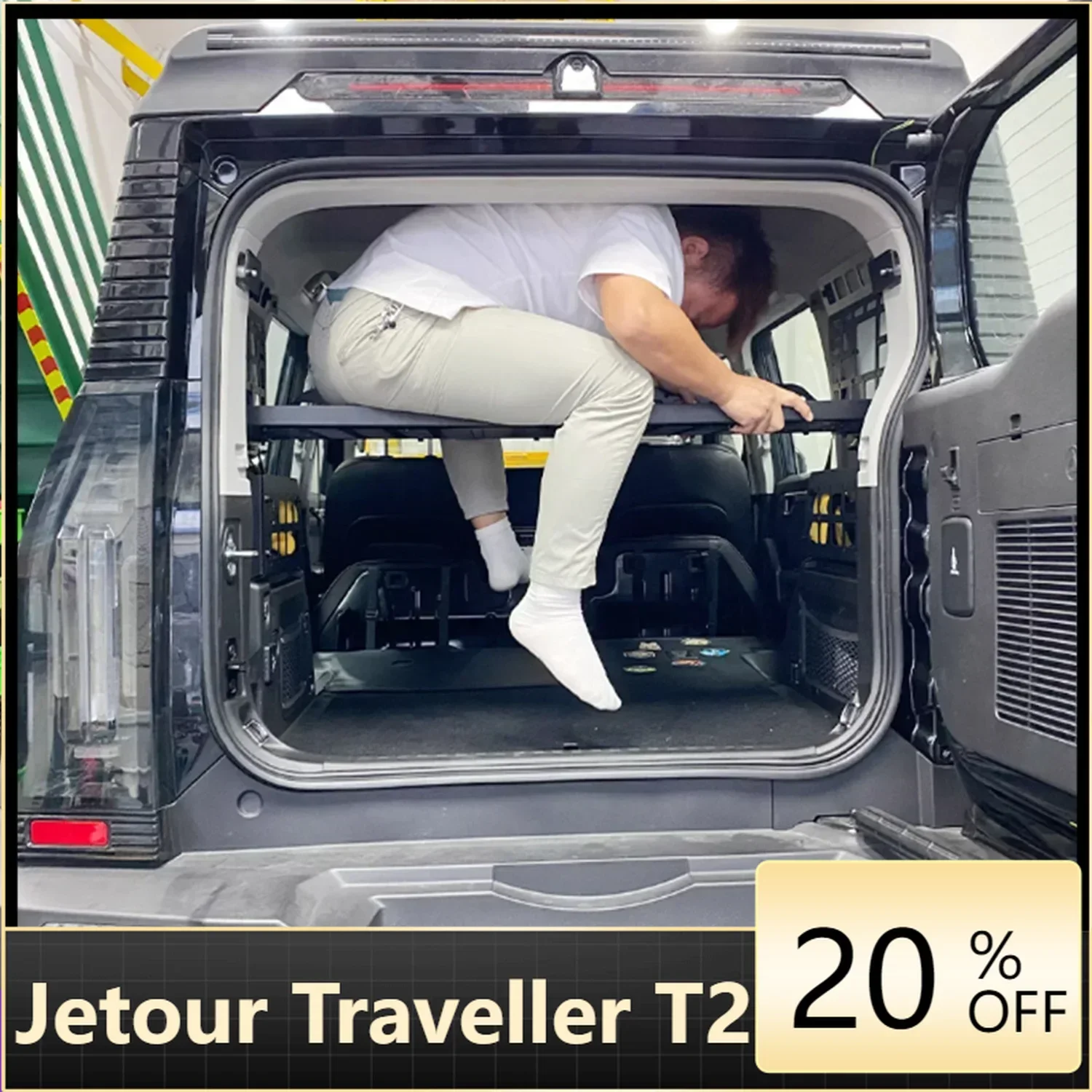 

For Modular Storage Panel Shelf Modification Storage Panel Rear Trunk Debris Rack Molle Panel For Jetour Traveller T2 2023 2024