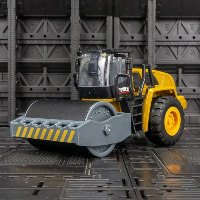 

Simulation of engineering vehicle series model road bender with light detachable details movable toys children's gifts