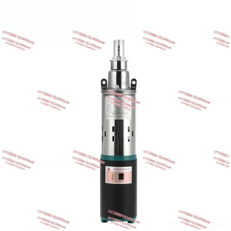 

9M wire rope lift = 30m-45m 20L/min 12V 24V solar pump, deep well water pump