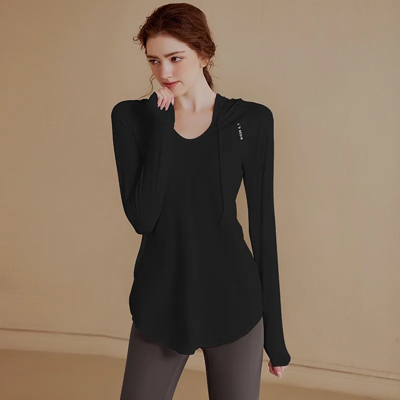 

Женская спортивная одежда для фитнеса, бега, пробежек, бесшовная спортивная рубашка с длинными рукавами для спортзала, женская спортивная рубашка, топ для йоги, женские топы для тренировок, футболка