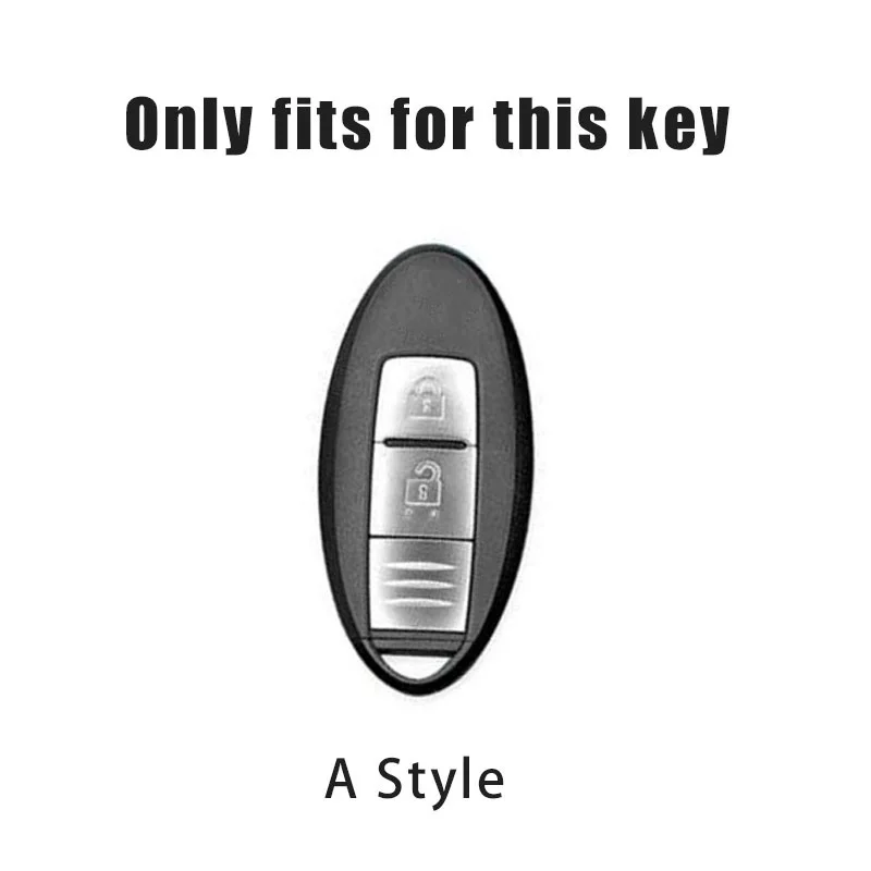 Zinc Alloy Car Key Case Full Cover for Nissan Leaf Micra Qashqai J11 J10 X Trail T32 Versa Note Patrol Key Fob Cover Accessories