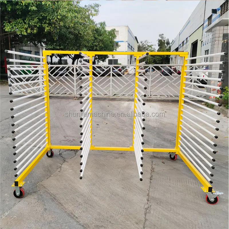 卸売積載1000kg片面多層カンチレバー資材カート4輪倉庫保管ラック