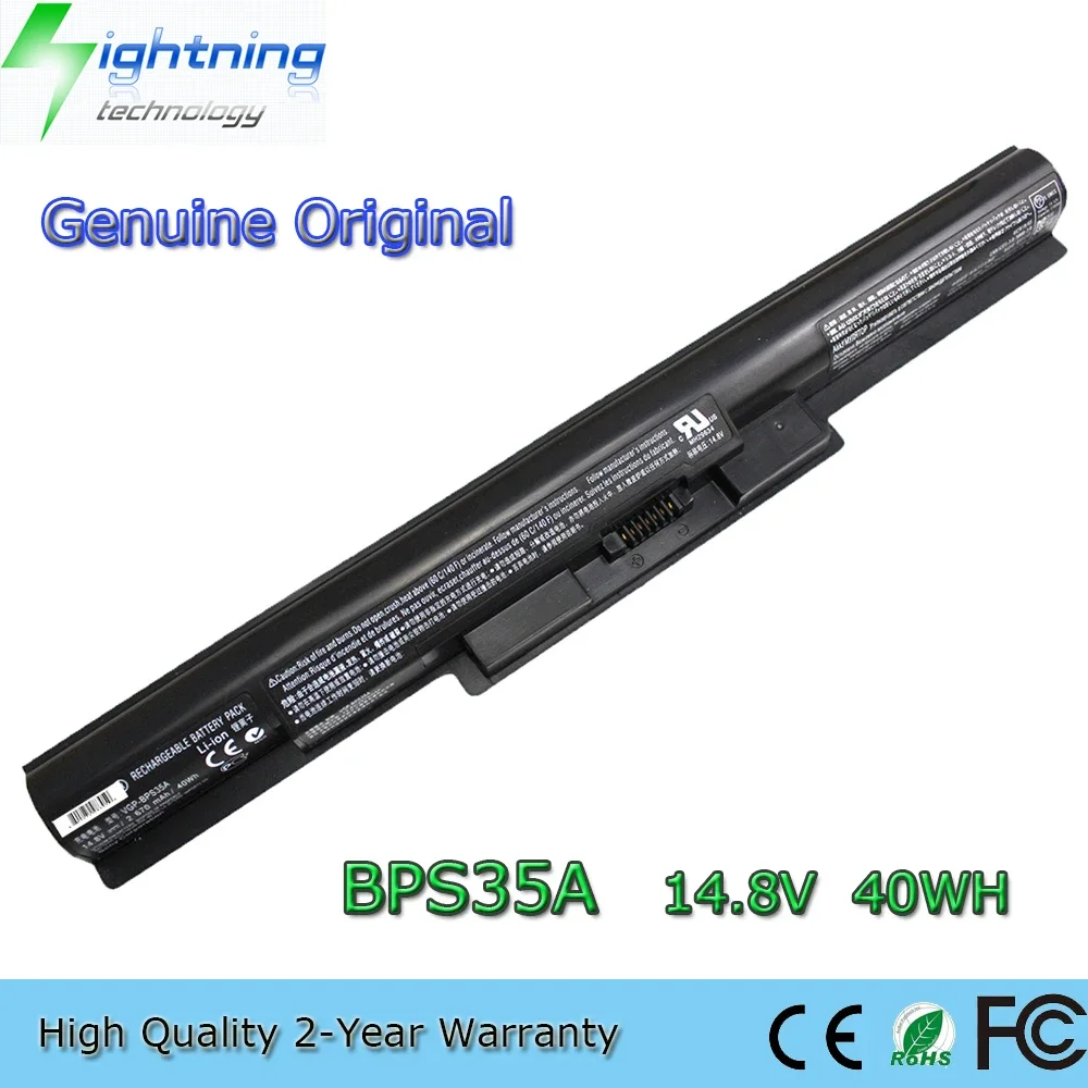 New Genuine Original VGP-BPS35A 14.8V 40Wh Laptop Battery for Sony VAIO FIT 14E 15E SVF1421V4CW SVF143A1 etc.