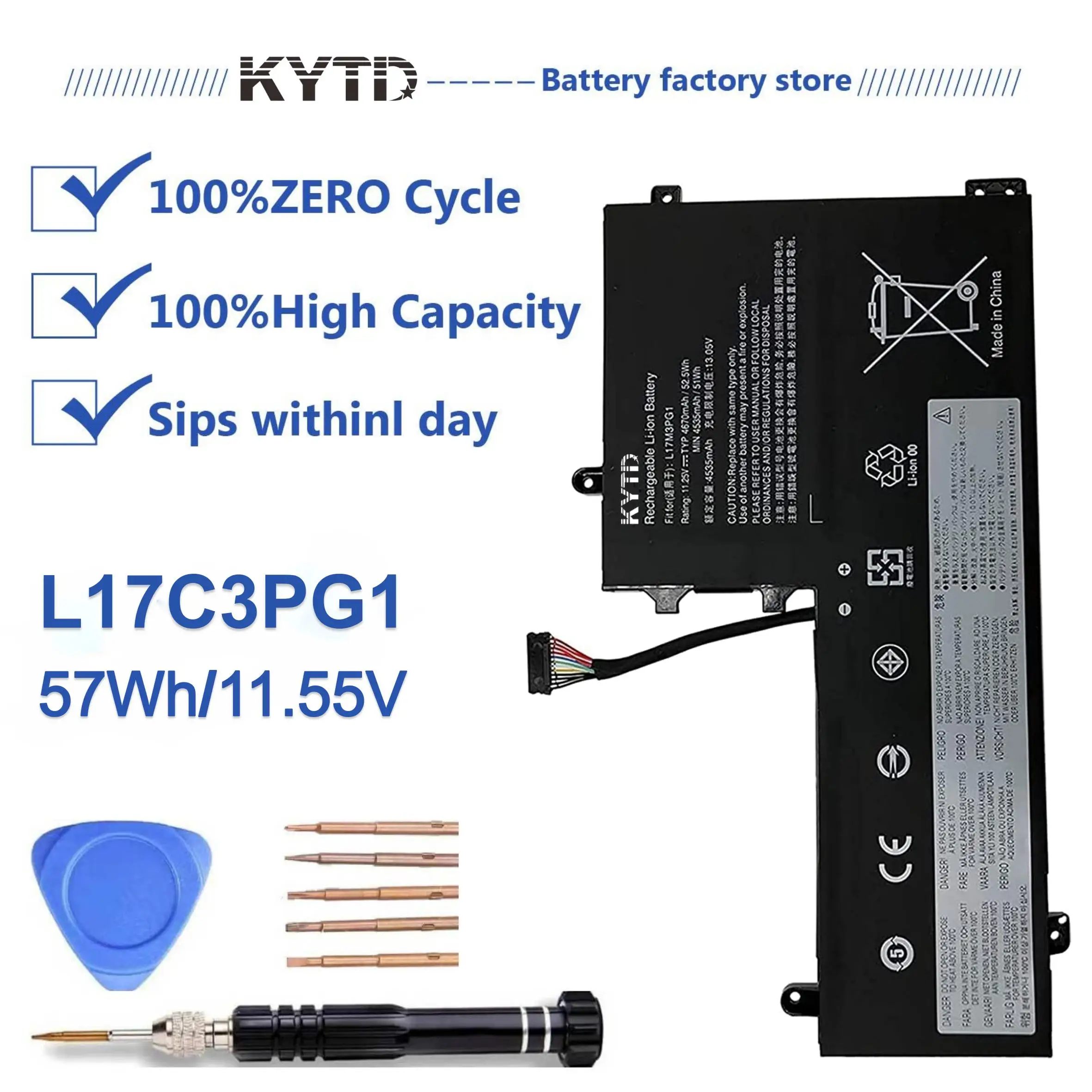 

Nobi L17C3PG1 L17L3PG1 L17M3PG1 L17M3PG3 L17C3PG2 3ICP6 54 90 battery for Lenovo Legion Y530-15ICH Y540-15IRH Y540-17IRH