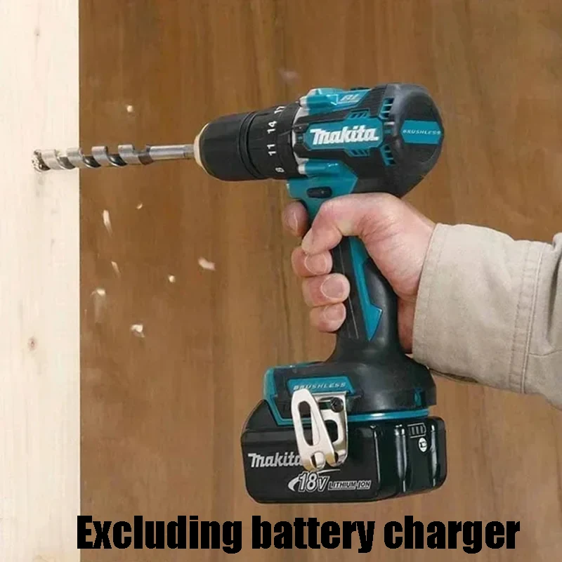 Makita DDF487 18V LXT Brushless Motor Drill Compact Big Torque Lithium Battery Electric Screwdriver Power Tool