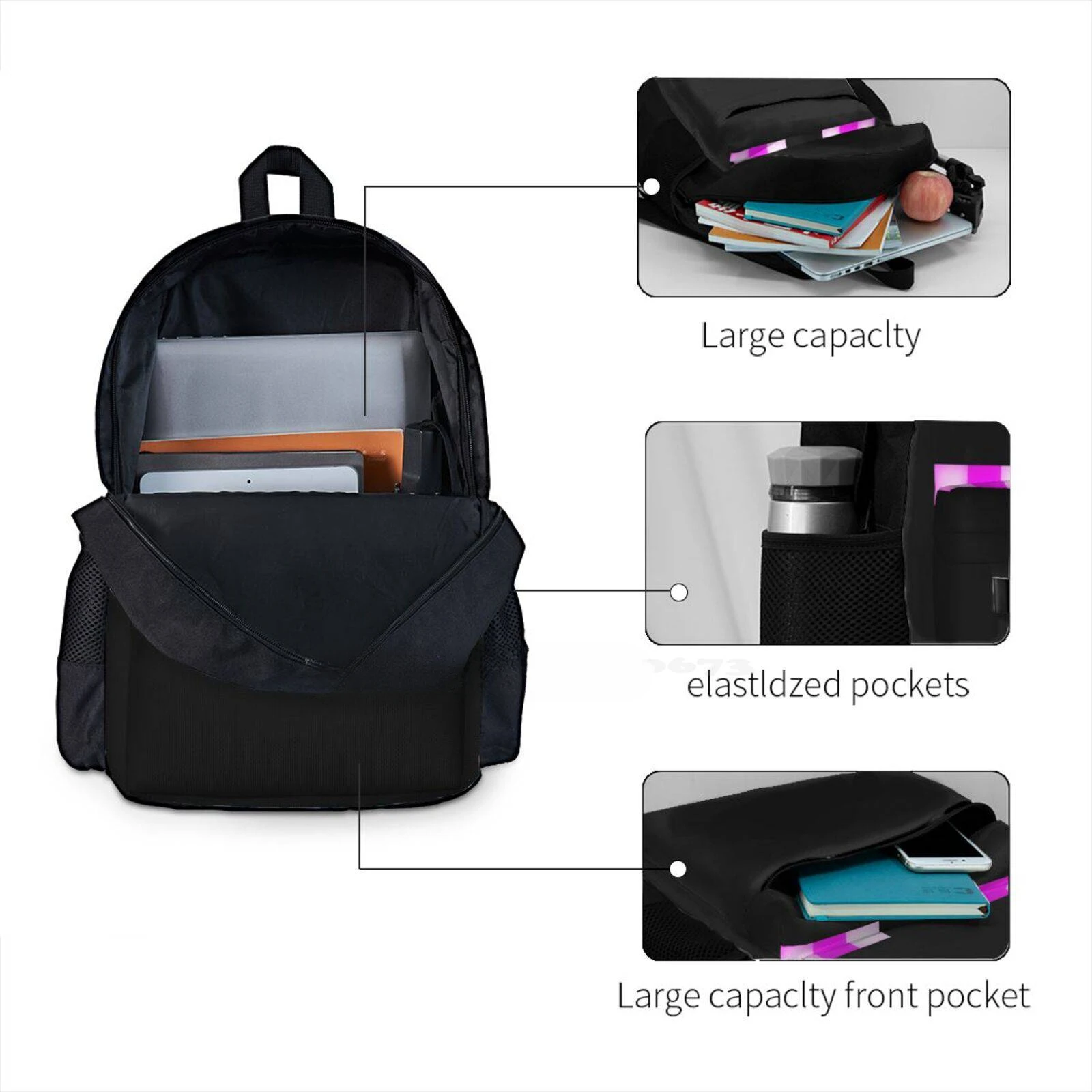 Enderman Hot Sale Schoolbag Backpack Fashion Bags Enderman