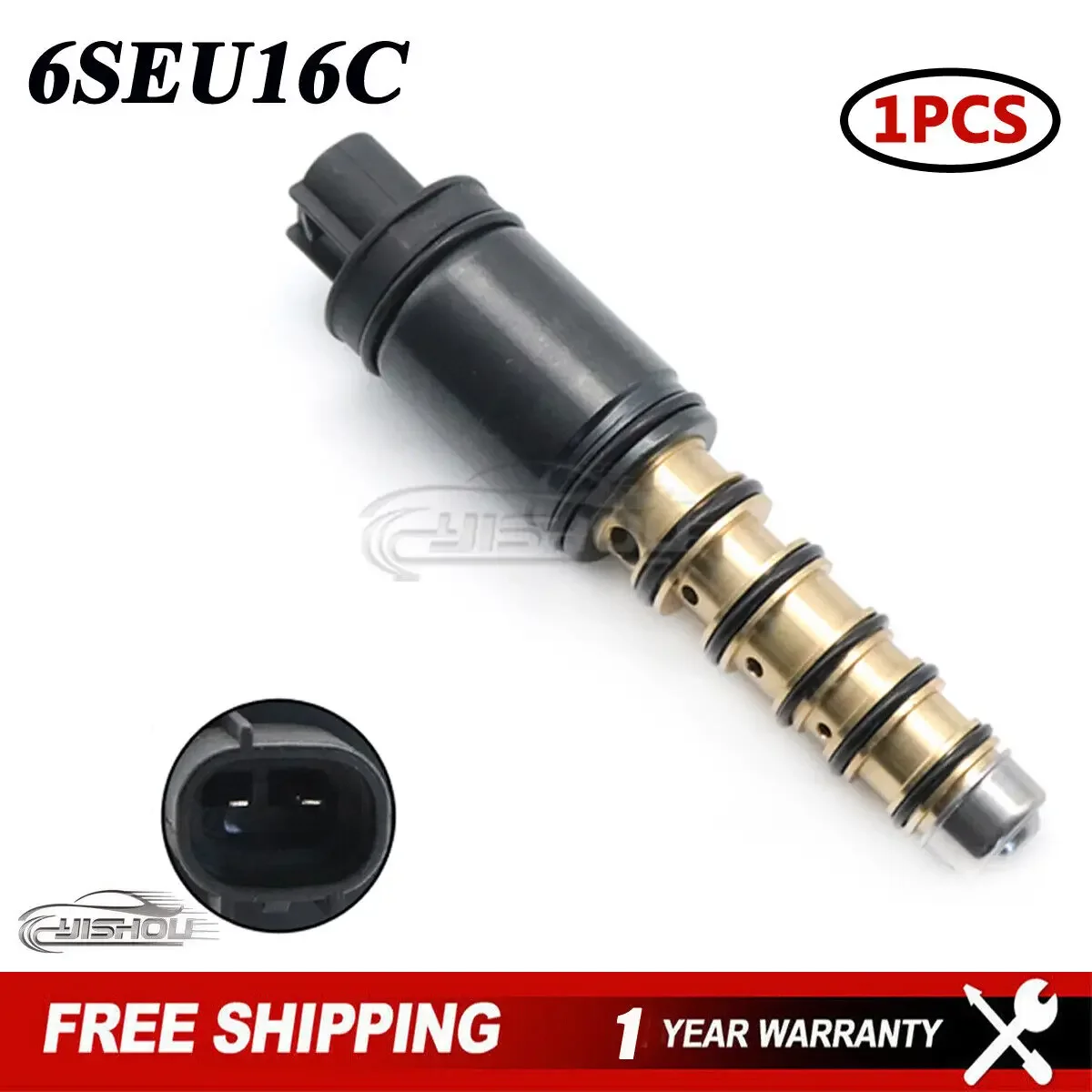 6SEU16C Car AC Compressor Control Valve Fit For Toyota Camry 2.4L Engine 2007 2008 2009 (Non-Hybrid)