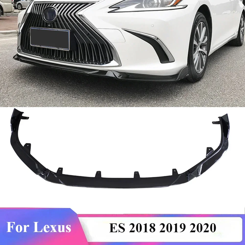 

Front Bumper Lip Chin Deflector Protector Guard Decoration Modified Trim Styling Body Kit Facelift For Lexus ES 2018 2019 2020