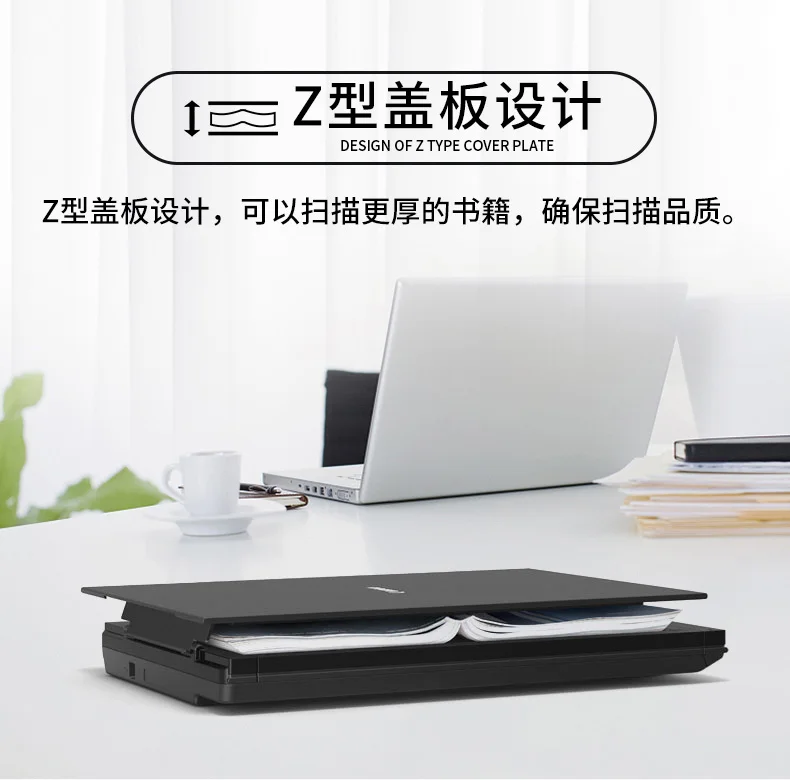 Small Scanner Portable HD Text Household A4 Color Book Photo Plate Type Scanner LiDE400