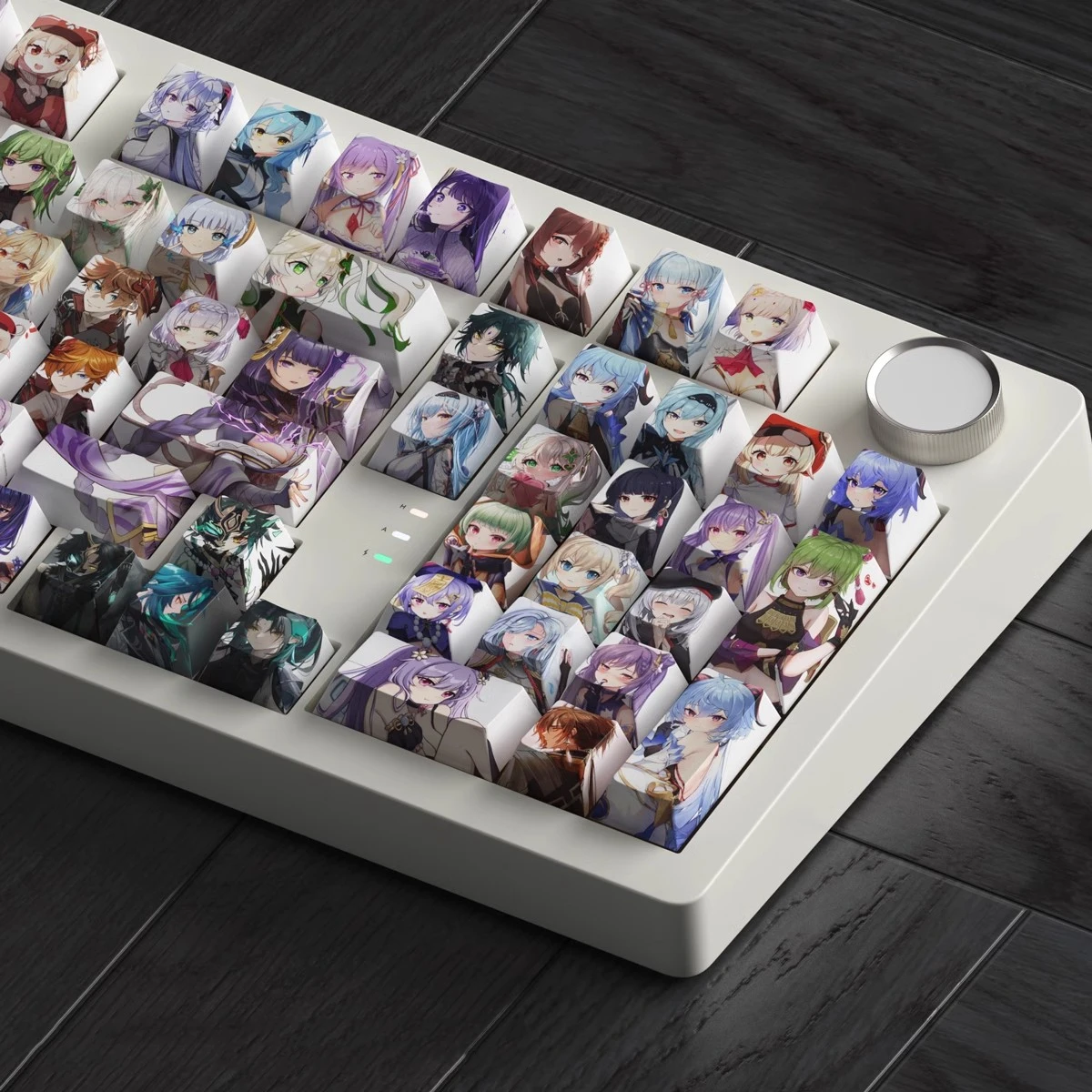 129 Keys/set Genshin Impact Keycaps PBT Dye Sublimation Gaming Anime Key Caps Cherry Profile Lightproof Keycap For MX Switches