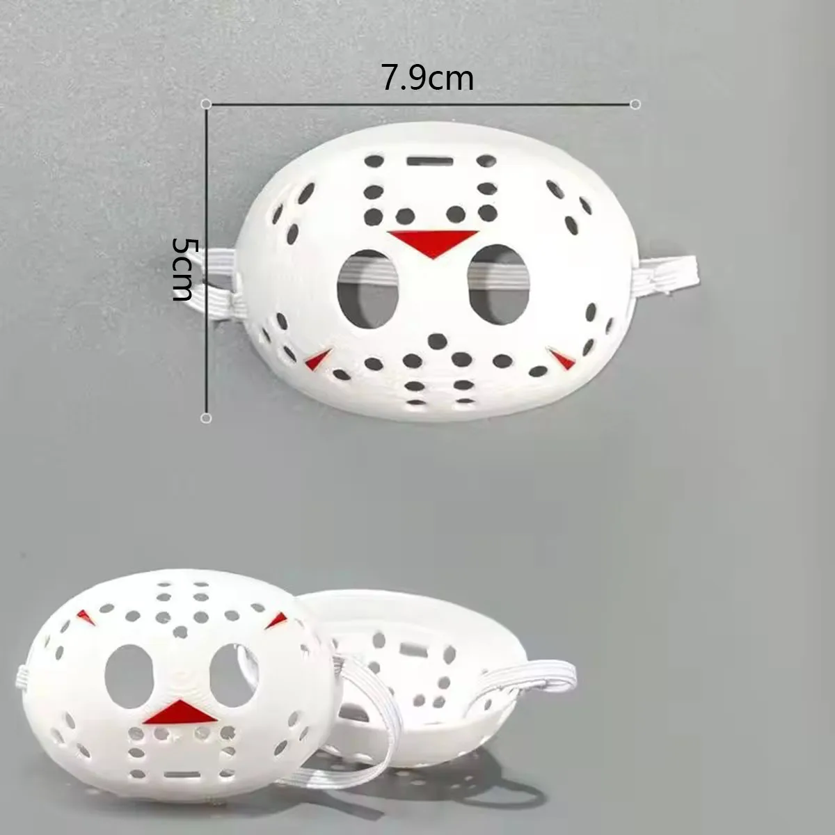 Masque Labubu de 17cm, poupée mignonne V1 V2 V3, accessoires d'halloween, jouets doux à collectionner, décoration de maison à la mode