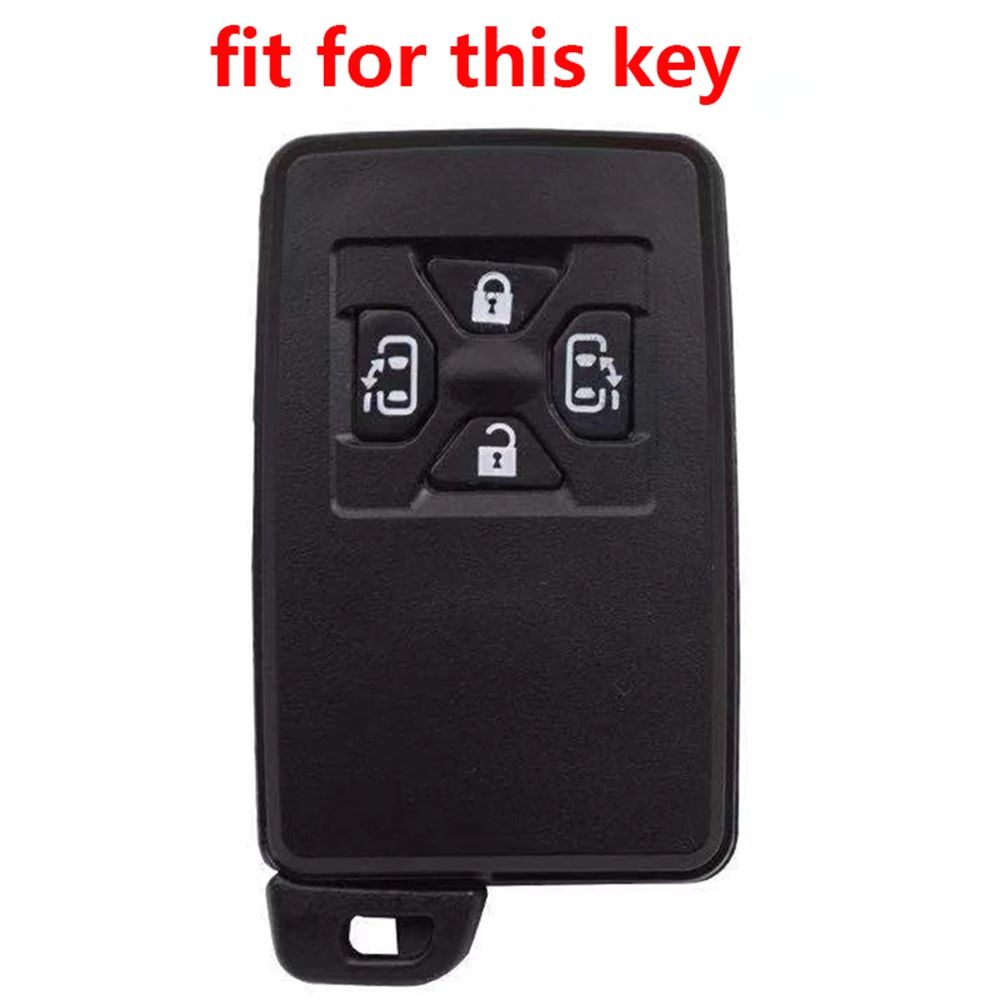 Silicone Skin ProtectorCar key Cover Case Fob for Toyota Noah Tarago Mark X Yaris Estima RAV4 Voxy Corolla 5 Buttons  Key