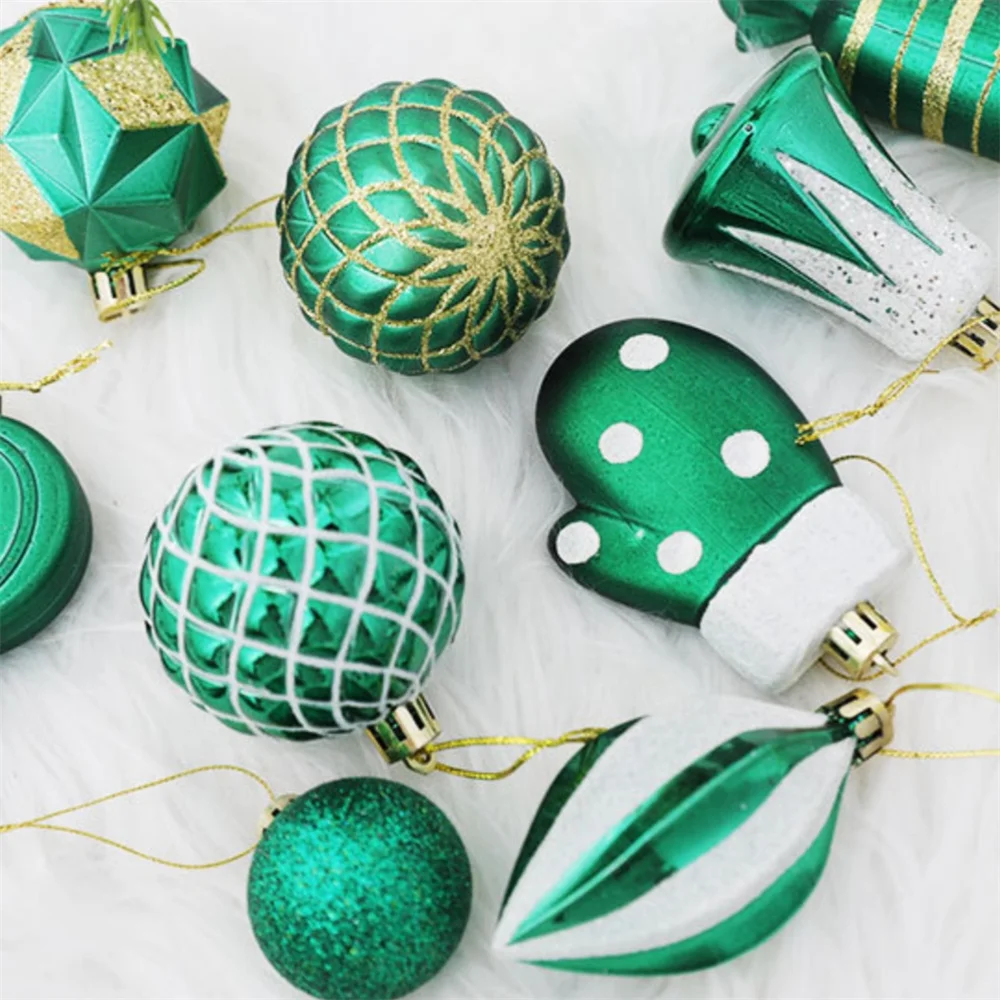4/6/16Pcs Christmas Ball Ornaments Candy Cane Ornaments Peppermint Lollipop Hanging Ornaments Christmas Holiday Party Supplies