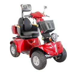 KSM-910B Attractive Design Double Seat Heavy Duty Foldable Mobility Scooter Vigorous Portable Elderly 4 Wheel Electric Scooters