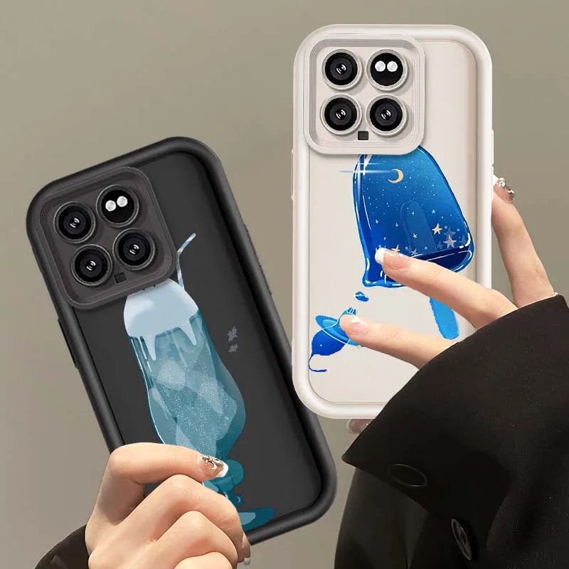 Fashion Anime Creative Design For Xiaomi 15 14 13 13T 12 12S 12T 11 9T pro Lite NE 5G Soft Eye Ladder Phone Case Cover