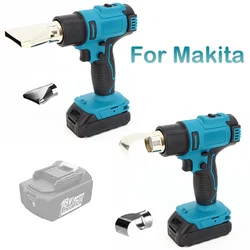 Cordless Electric Heat Gun for Makita 18V Lithium Battery Handheld Hot Air Gun with 2 Nozzles for Makita 18V Battery