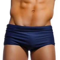 Sexy Swimming Trunks Mens Swim Boxer Briefs Swimwear Young Man Swimsuit Beach Wear Surfing Bathing Suit Shorts Gay zwembroek 2