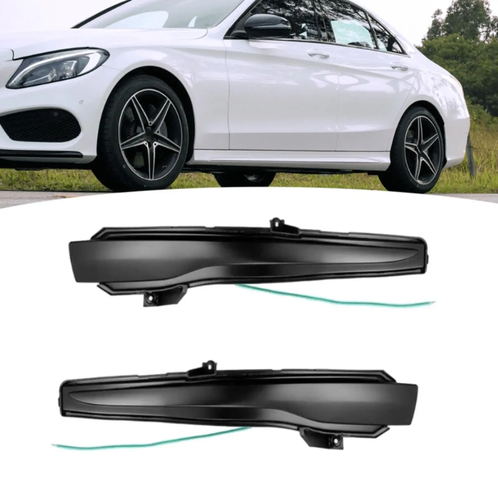 

Dynamic Turn Signal Light 2Pcs A0999064401 A0999064501 Sturdy A0999060143