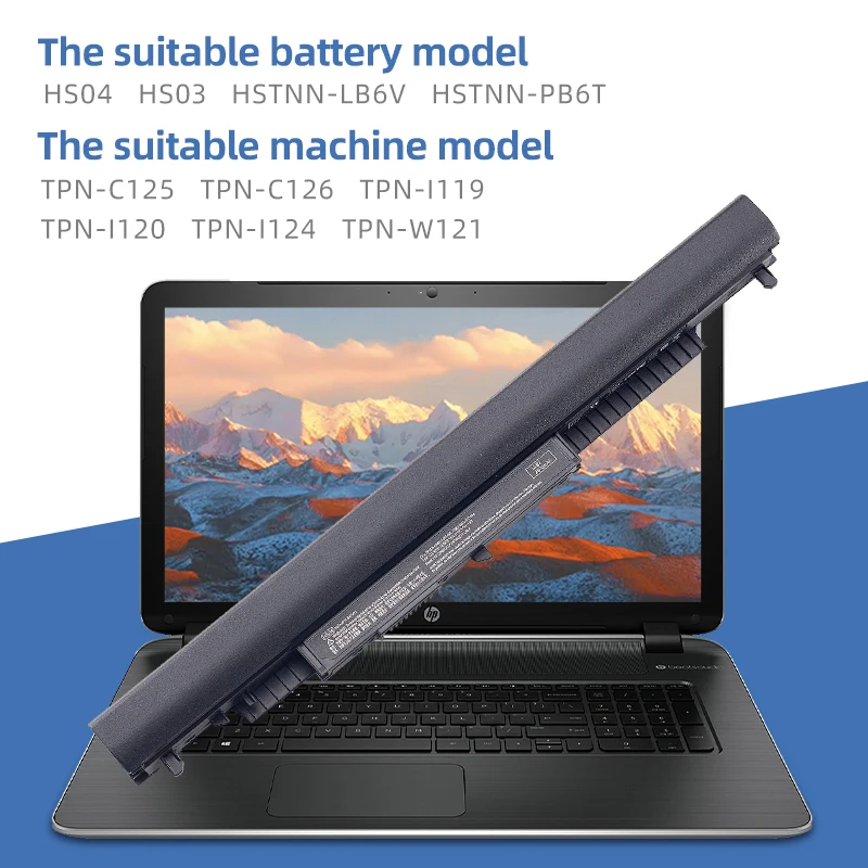 Rzbx hs04 bateria do portátil para hp 240 245 246 250 255 256 g4 HSTNN-LB6U HSTNN-LB6V HSTNN-PB6S 807611-831 807957-001 hs03