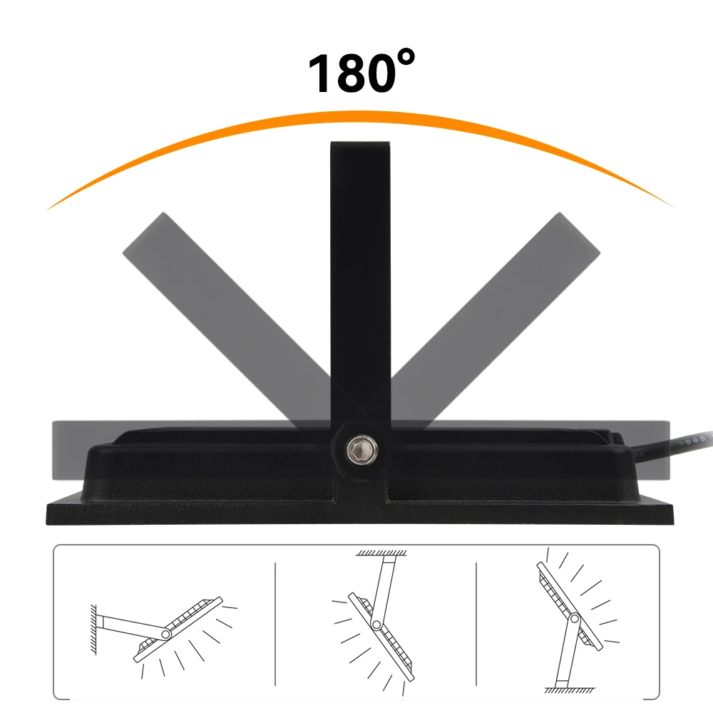 LED-Flutlicht 100W 150W 200W Wasserdichtes Flutlicht Außenbeleuchtung Gartenleuchte Platzbeleuchtung Garagenbeleuchtung Straßenbeleuchtung – Detail 6