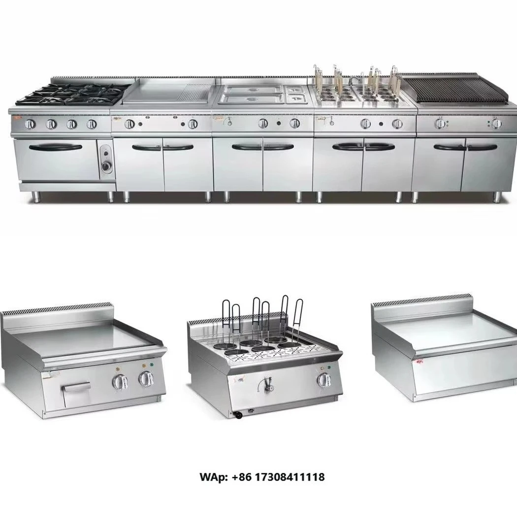 Professional Horeca Kitchen Tools Equipment Stainless Steel Hotel Commercial Cooking Restaurant Kitchen Equipment