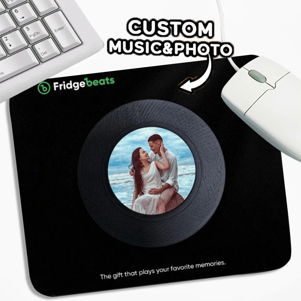 Black coasters can be customized as mouse pads, suitable for desktop decoration, holiday gifts, graduation season gifts