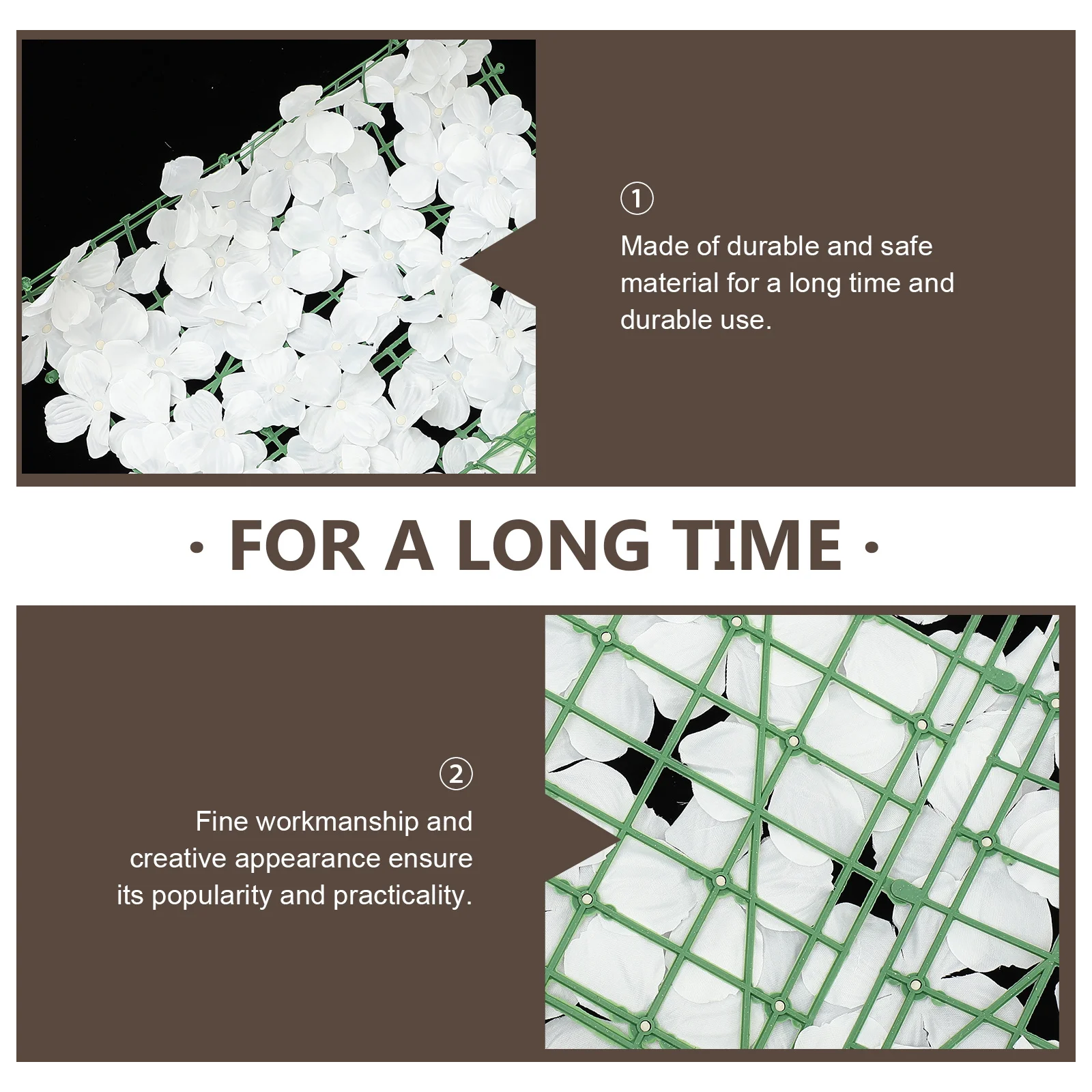 

Simulation Flower Fence Screen Garden Stretchable Fence Balcony Yard Decor Artificial Plant Hedge Faux Flower Garden