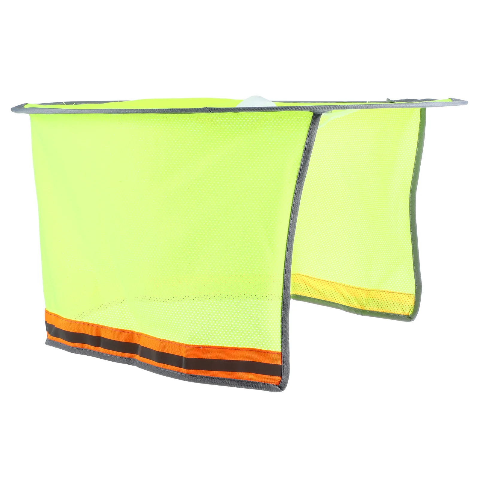 

1pc Hard Hat Sun Visor Full Brim Shade Safety Cover Fluorescent Yellow Wide Neck Face Protection ConstructionHelmet Outdoor Work