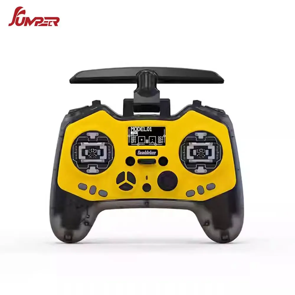 Yeni Jmper Bumblebee Uzaktan Kumanda ELRS 2.4G Hall Sensörü Gimbals Dahili 1000 mW ELRS Radyo Verici FPV Yarış Drone