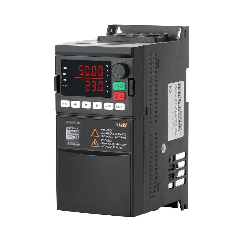 Heavy Duty VFD Inverter 380V Three Phase 1.5KW‑7.5KW 220V Motor Speed Controller Stable Performance