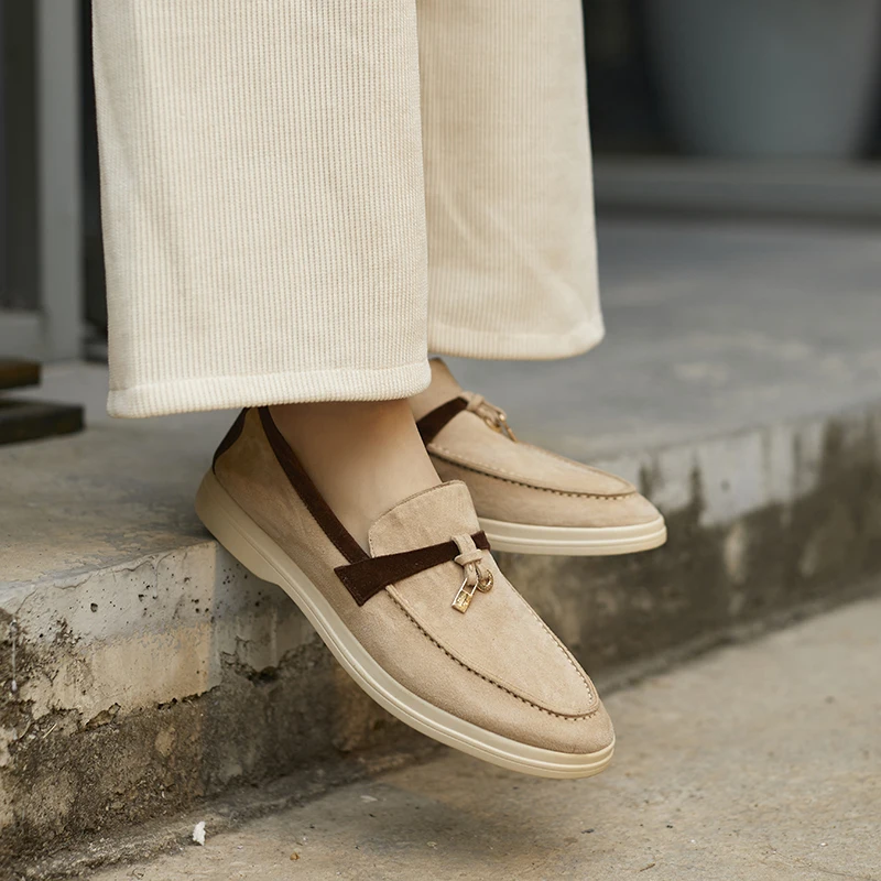 

2026, весенние женские лоферы из натуральной кожи, новинка, высококачественная разноцветная модная повседневная обувь, обувь для вождения, обувь для ленивых