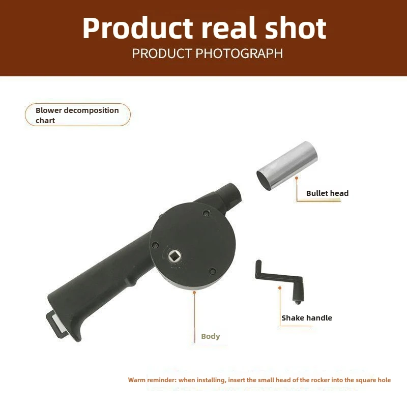 في الهواء الطلق الشواء منفاخ المحمولة الطبخ الهواء اليد نزهة كرنك الملحقات مروحة شواء التخييم موقد المطبخ أدوات أواني فرانكي