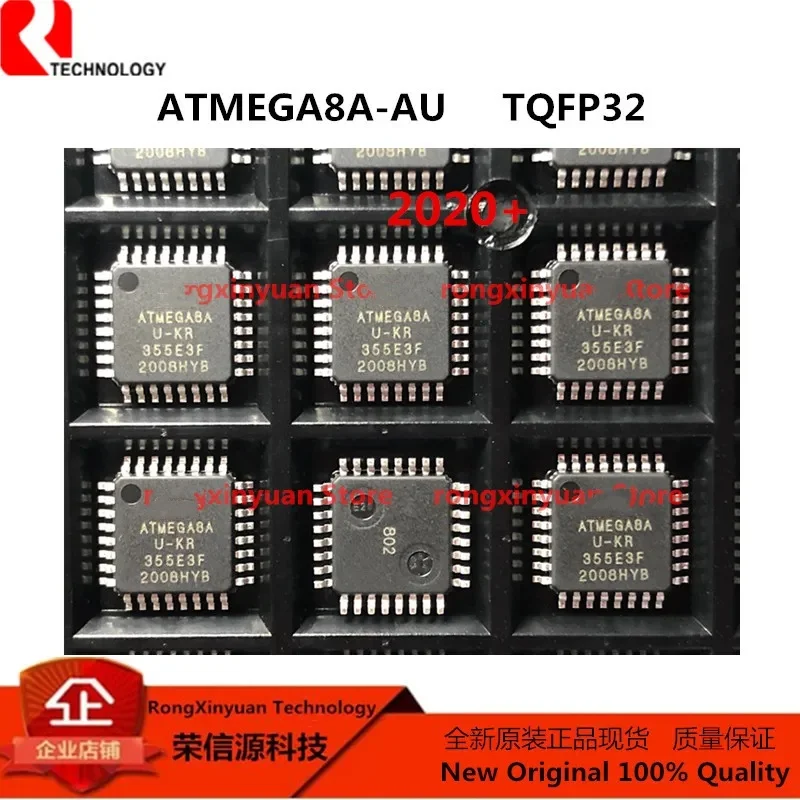 5Pcs/lot ATMEGA8A-AU ATMEGA8A MEGA8A MEGA8A U-KR   8-bit with 8K Bytes In-System Programmable Flash 100% New original