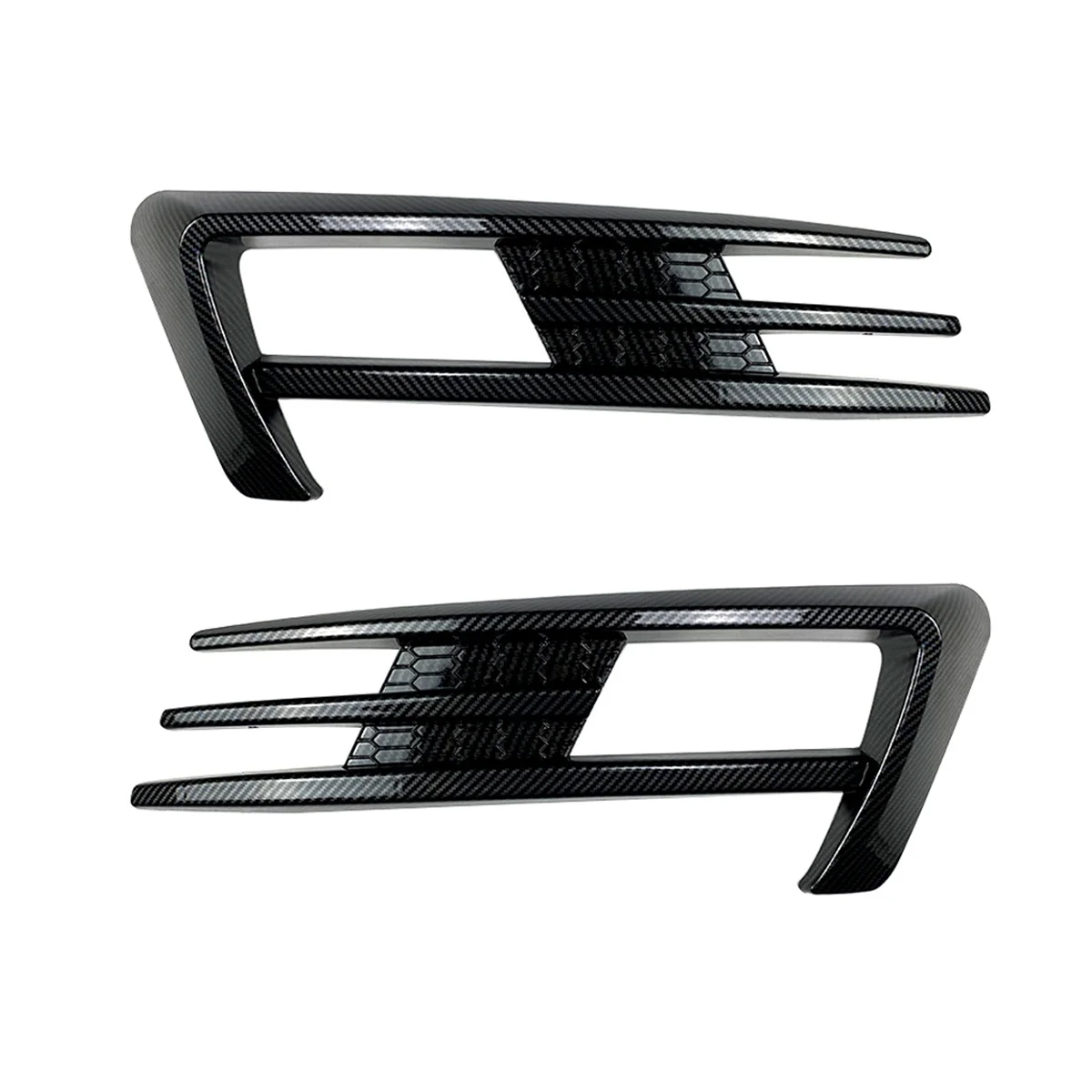 

Car Tuning for Volkswagen Golf 7 2013 2014 2015 2016 Fog Light Wind Blade Decoration Front Wind Blade Carbon Fibre Grain