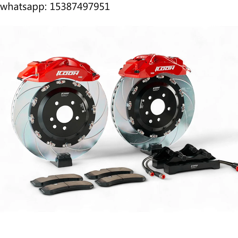 For ICOOH Factory Price Front X61 6 Pistons 355-405mm Rotor Size Modified Racing Big Brake Kit for Mercedes-benz Range Rover