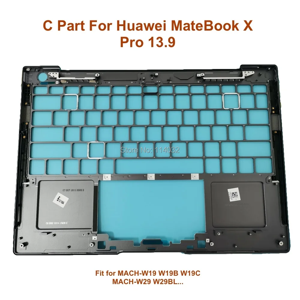 Funda con reposamanos para ordenador portátil, cubierta inferior para Huawei MateBook X Pro Mach-W29B W19B W19C W29 W29BL, carcasa superior C D, piezas para portátil