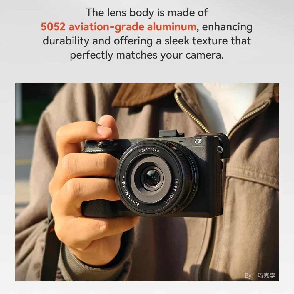 

TTArtisan AF 14mm F3.5 APS-C Frame Prime Camera Lens for Fuji XF Sony E A6400 A6500 A6700 ZVE10 Humanities Photography N