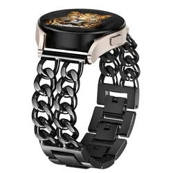 20-22mm Metal band For Samsung Galaxy watch 6 5 4 Classic Luxury link bracelet Amazfit Bip 5/Bip3 pro/Balance/GTS/GTR 4 strap