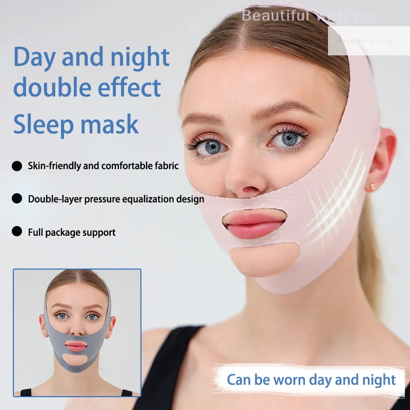 Chin Cheek Slimming Bandage V Shape V Line Lifting Mask Face Lifting Anti Wrinkle Strap Band Sleeping Mask Beauty Health