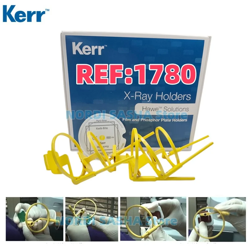 1Set Kerr REF1780 Kwik Bite X-Ray Film Holder Set Dental X-Ray Positioner Holder For X Ray Film & Phosphor and Senor