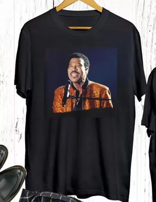 

New new.......Lionel Richie T shirt, gift- hot- cotton new shirt . father gift.