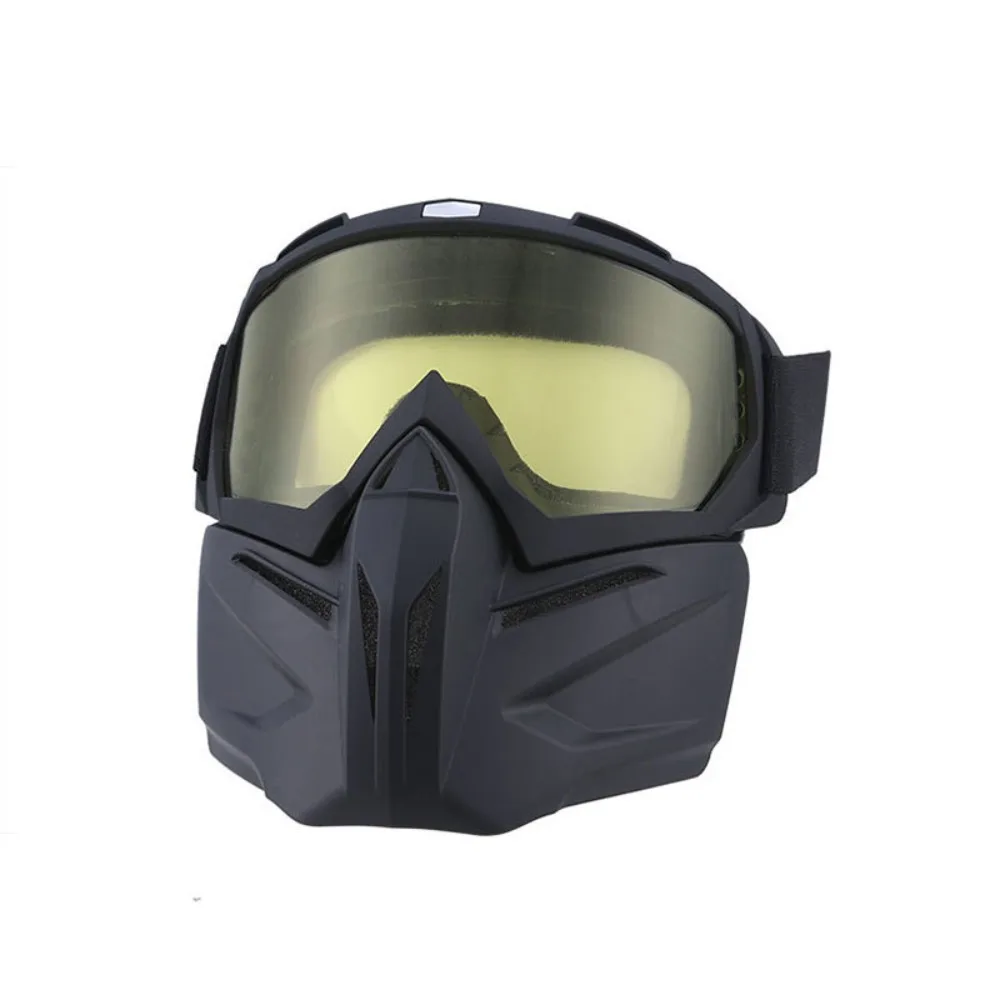 

Multicolor Riding Mask Removable Dust Resistant Ski Goggles Adjustable Band Impact Resistant Windproof Goggles Unisex