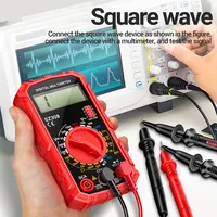 Portable Digital Multimeter With Buzzer Anti Burning Voltage Detect Tester Home Testing Instruments