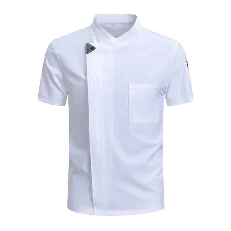 Uniforme do chef do restaurante terno de cozinha dos homens camisa garçom do hotel serviço de catering jaqueta de cozinha padaria garçom roupas de trabalho