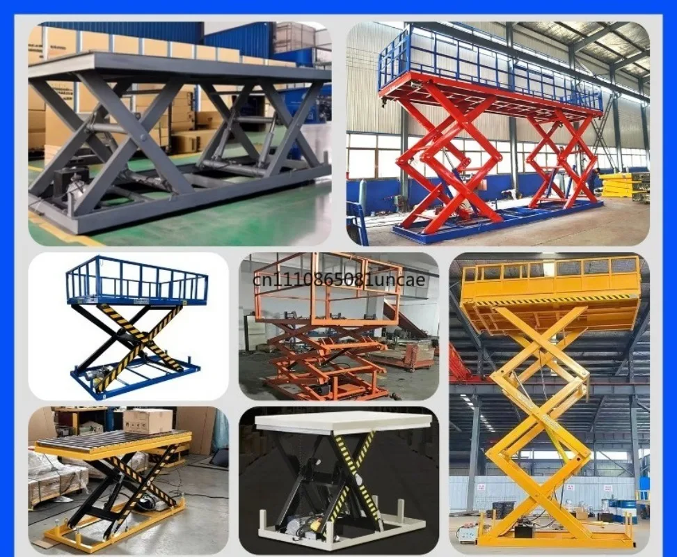 Fixed Hydraulic Lifting Table Large Scissor Loading and Unloading Cargo Lifting Platform Small Electric Stage Lift