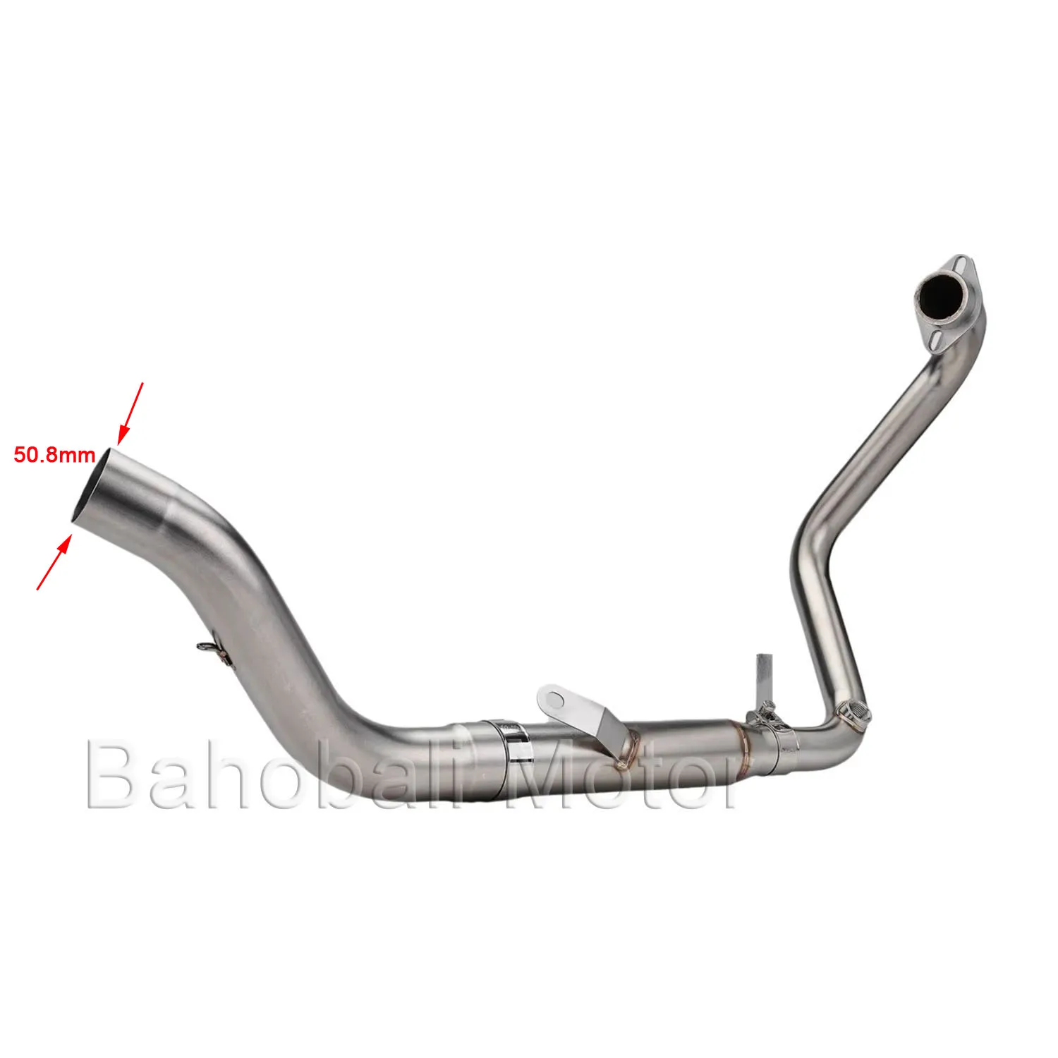 Slip-on For ZONTES ZT 350 GK GK350 T X R T1 X1 T2 Motorcycle Exhaust Escape Modified Muffler Front Link Pipe 51mm