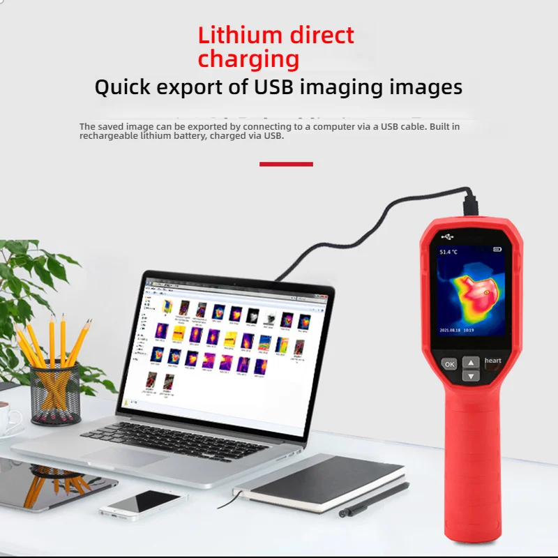UNI-T UTi120S UTi160S UTi260B Infrared Thermal Imager PCB Circuit Industrial Testing Floor Heating Tube Testing Thermal Camera view 3