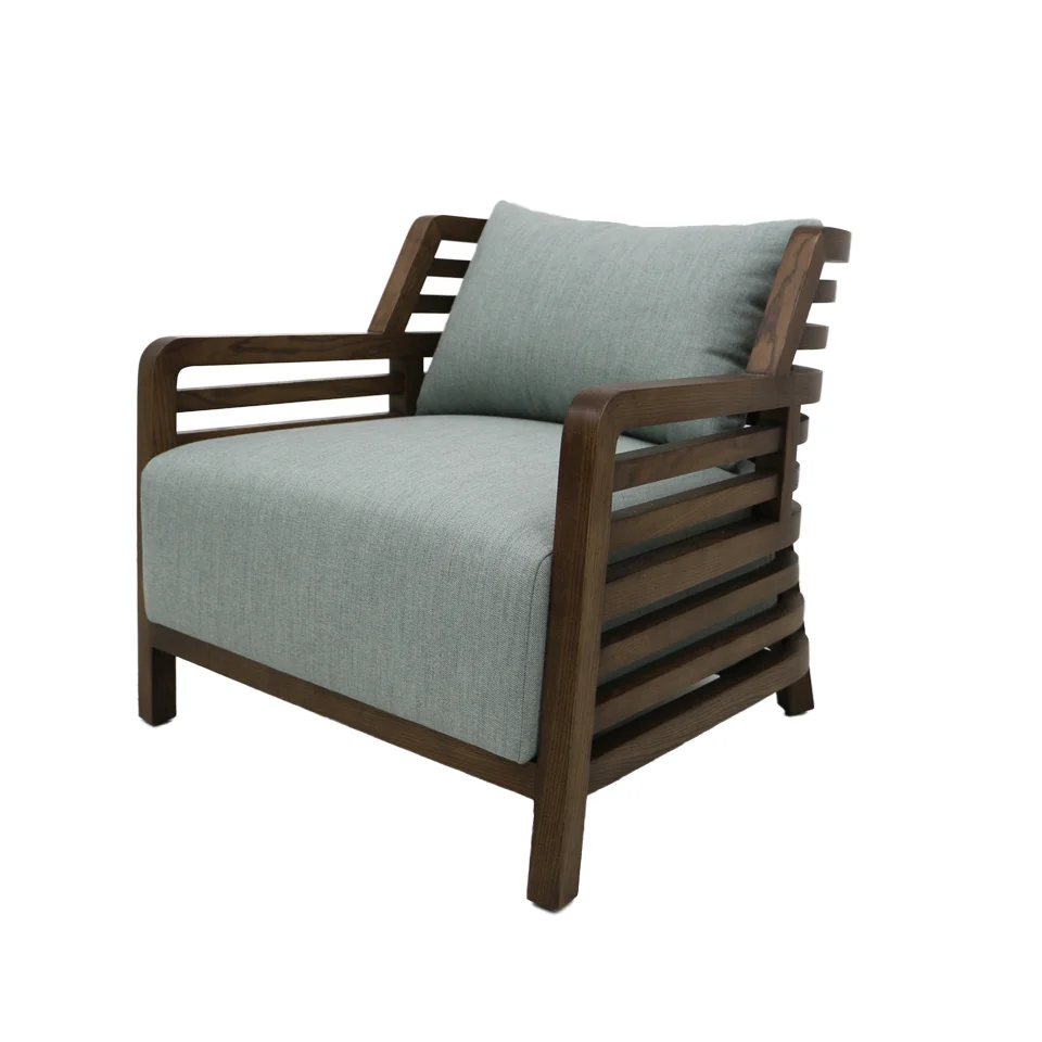 

Simple design teak outdoor garden chairs living room hotels and villas durable wood furniture