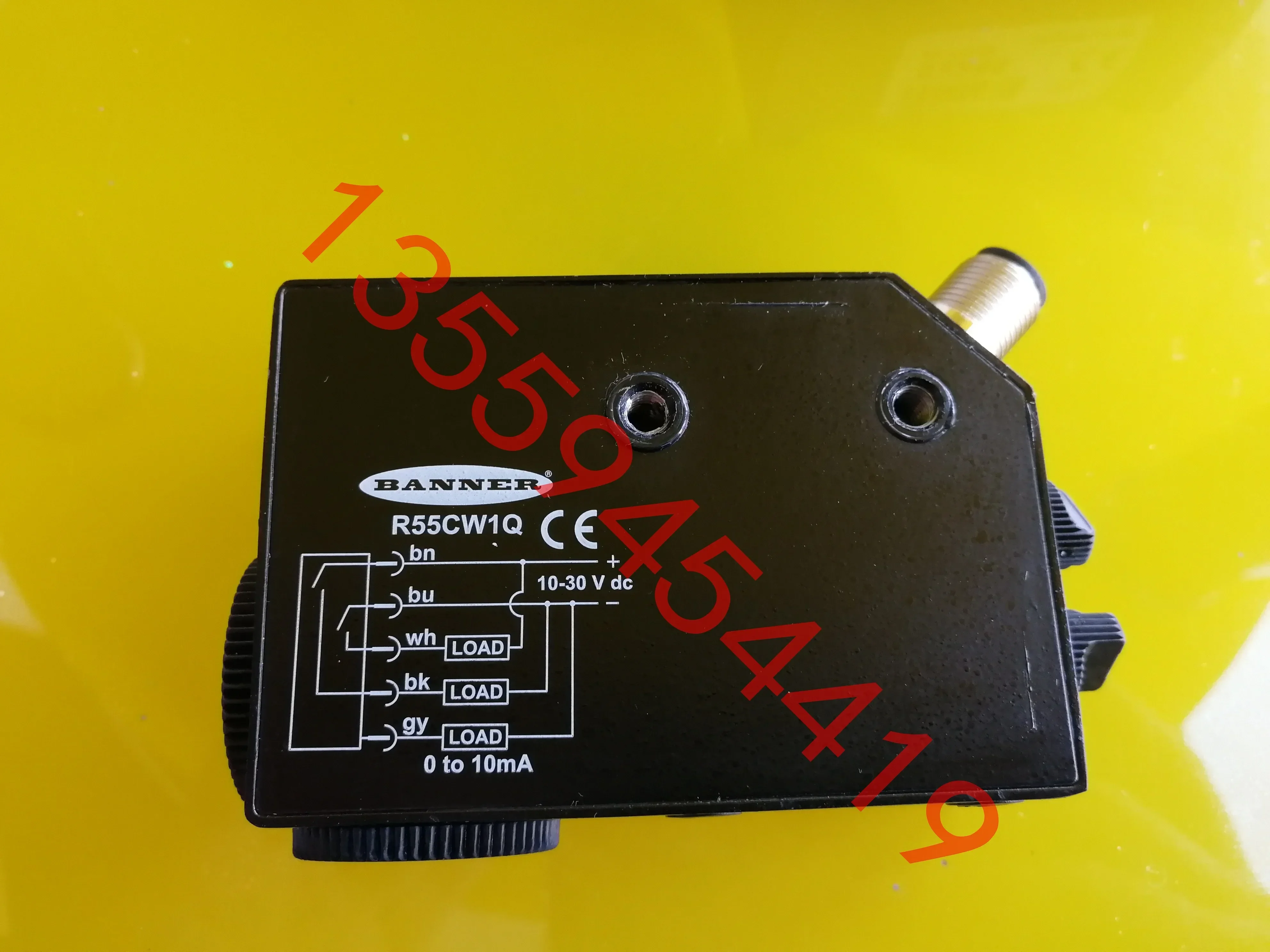 2026.4 Banner Color Code Sensor R55CW1Q Original Genuine 52285 Free Shipping, Negotiated Order 10-30VDC